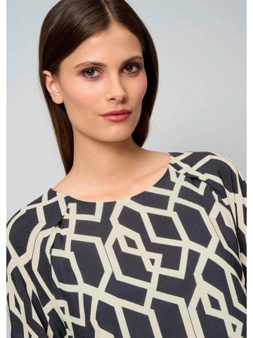 Alba Moda Druckkleid mit grafischem Muster in marine