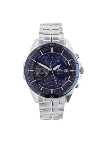 Edifice Stahl Chronograph Casio Edifice Silber