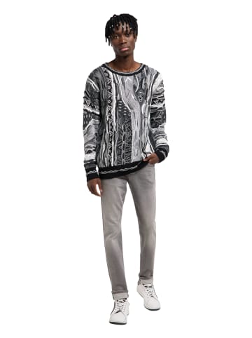 Carlo Colucci Strickpullover Fazzi in Anthrazit