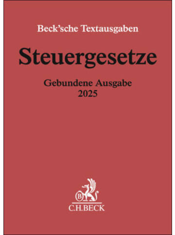 Beck C. H. Buch - Steuergesetze Gebundene Ausgabe 2025