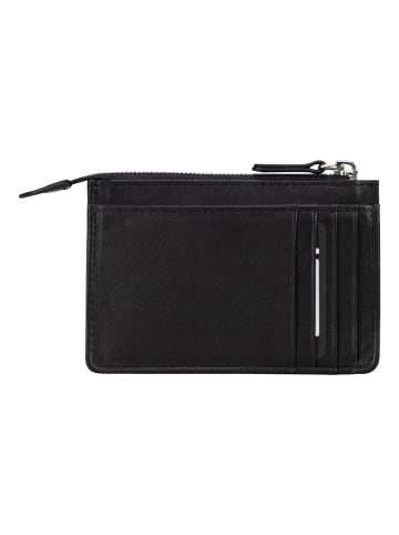 Jost Odense Kreditkartenetui Leder 11.5 cm in black