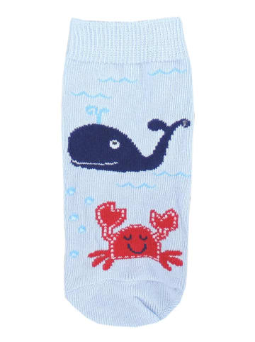 TupTam Kinder Socken Mädchen Jungen Bunt Gemustert 6er Pack in beige/weiß