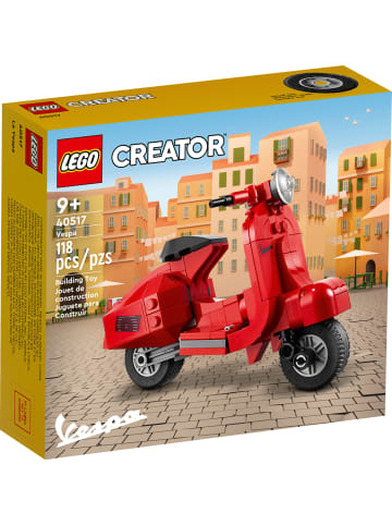 LEGO Vespa Ferrarirot 40517 118x Teile - ab 3 Jahren in red
