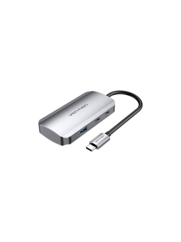 COFI 1453 USB-C auf USB-C Dockingstation - 3x USB3.0, PD 0,15m grau - in Grau