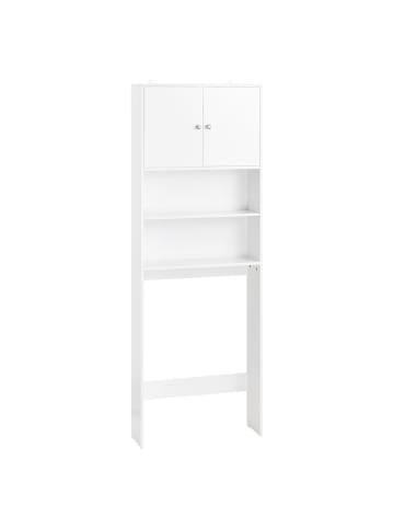 SoBuy Badezimmerschrank in Reinweiß - (W) 20 x (H) 182 x (L) 65 cm