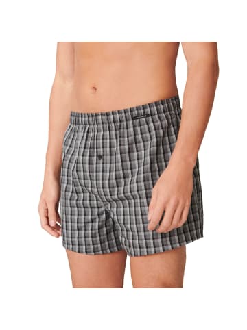 Schiesser Web-Boxershorts 2er Pack in Grau