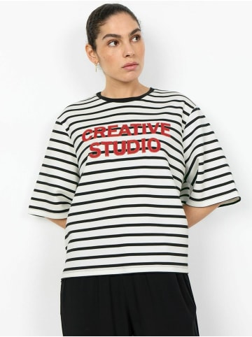 soyaconcept T-Shirt SC-BARNI in 9999C BLACK COMBI