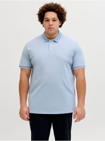 JACK & JONES PLUS Poloshirt in Ashley Blue
