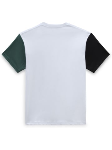 Vans T-Shirt "Colorblock Varsity Ss Tee" in Weiß