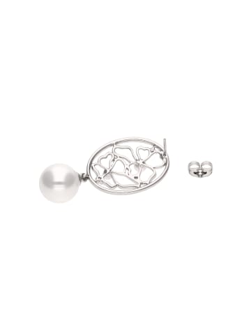 faina Women Drop Earrings in Silver White