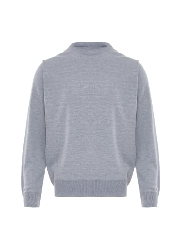 Sidona Damen Pullover in Grau Melange