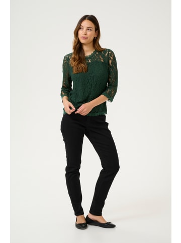 Cream Bluse kurzarm CRKit Regular fit in Sea Moss