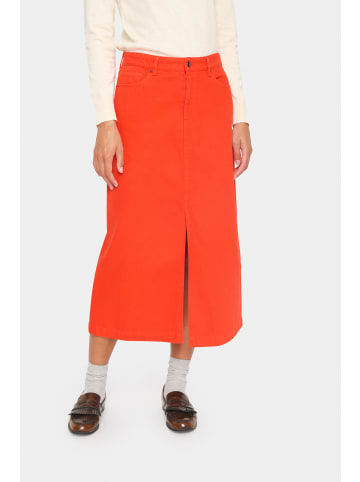 SAINT TROPEZ Denimrock IluSZ Fitted in Flame Scarlet