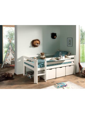 58 aufm Kessel KOJENBETT Karolina 208x83x105 aus Massivholz in Weiß