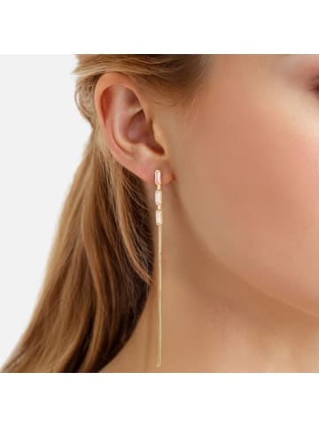 Rafaela Donata Ohrringe aus Sterling Silber mit Zirkonia in gelbgold