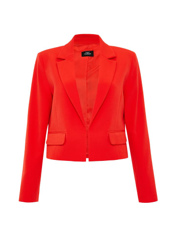Threadbare Blazer THB Comptan Cropped Blazer in Red