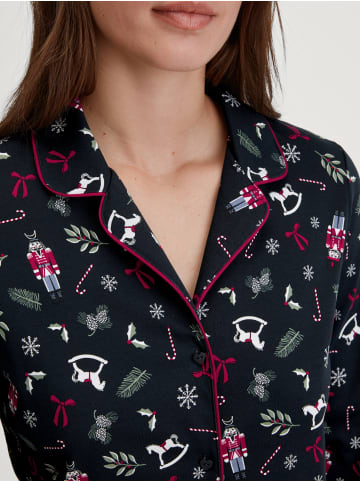 Calida Pyjama in saphir blue