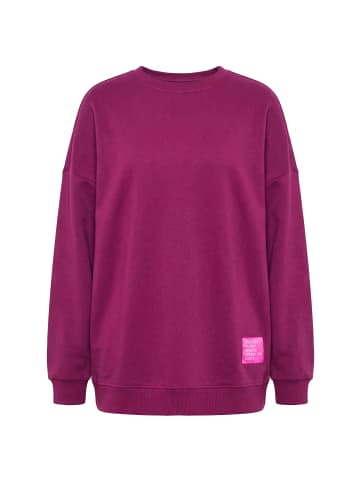 Studio Untold Sweatshirt in aubergine