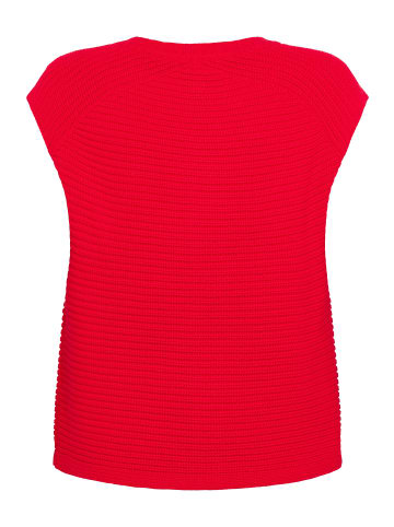 Betty Barclay Grobstrickjacke ohne Arm in High Risk Red