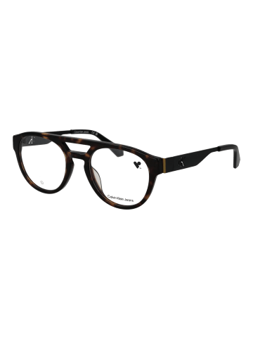 CALVIN KLEIN JEANS Unisex Optische Fassungen Flieger Havanna
