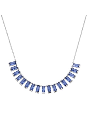 Giorgio Martello Milano Collier Mittelteil Blaue Kristallsteine in Blau