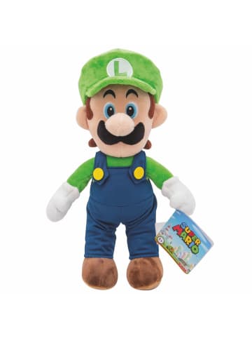 Super Mario Klempner Luigi | Plüsch-Figur | Super Mario | 30 cm | Kuschel-Tier