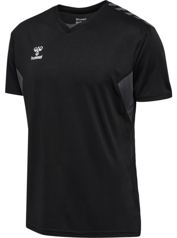 Hummel Sportshirt "Hmlauthentic Pl Jersey S/S" in Schwarz