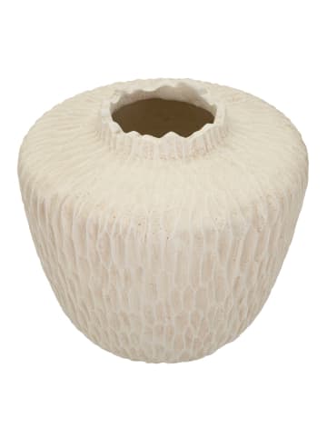 Mauro Ferretti Cremefarbene Magnesiumvase, ø 35 x 32,5 cm