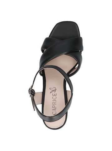 Caprice Sandalette in BLACK SOFTNAP.