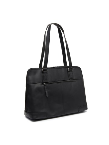 The Chesterfield Brand Branson Schultertasche Leder 37 cm Laptopfach black