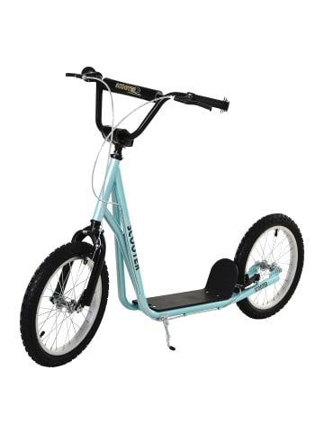 HOMCOM Kinderscooter in Hellblau 139L x 58B x 96H cm