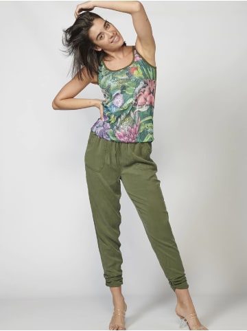 KOROSHI Obere Hosenträger in khaki