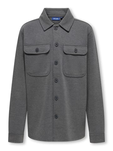 ONLY & SONS Junior Hemd in Dark Grey Melange