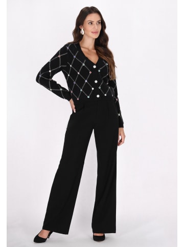 faina Damen Cardigan in Schwarz