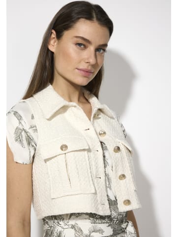 More & More Boucléweste in off white