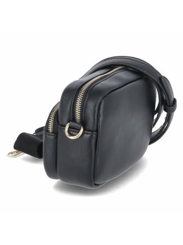 Seidenfelt Schultertasche HELBY in Schwarz