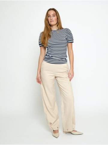 Peppercorn T-Shirt in Black Iris Stripe