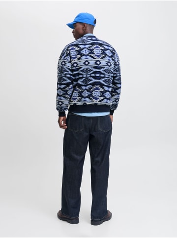 Jack & Jones Fleece Sweatshirt in Sky Captain
