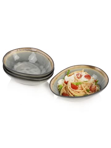 Sänger 4-tlg. Pastaschalen Set Capri in Grau