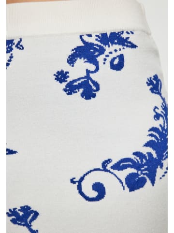 ebeeza Damen Rock in WOLLWEISS BLAU