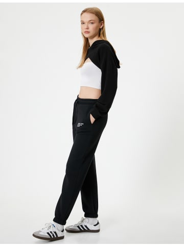 KOTON Sweathose in Schwarz