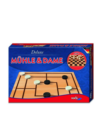 Noris Spiele Deluxe - Mühle & Dame | 2 Spieler