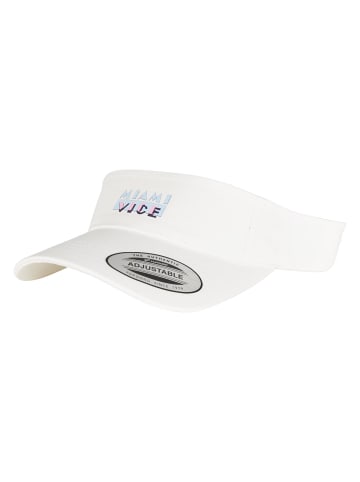 Merchcode Merchcode Unisex Miami Vice Logo Visor Cap in white