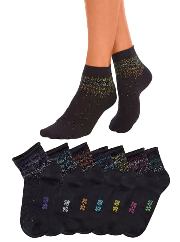 H.I.S Kurzsocken in schwarz