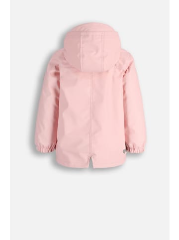 Coccodrillo Gummierte Regenjacke in gedämpftes Rosa