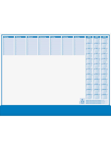 BRUNNEN Schreibunterlage 2026-2028 56,5x42cm 50 Blatt blau