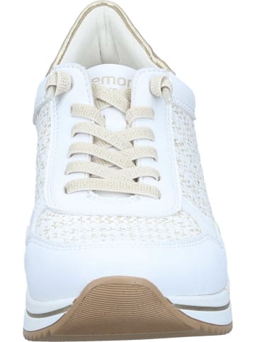remonte Schnürschuhe in weiss/weiss-golf/muschel/lightgold