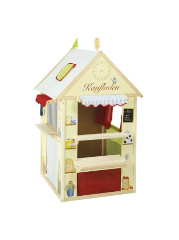 roba Spielhaus-Kombination mit Kaufladen, Theater, Tafel & Post-/Bank-/Kioskschalter
