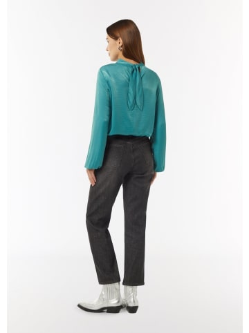 comma Bluse in 6350_türkisblau