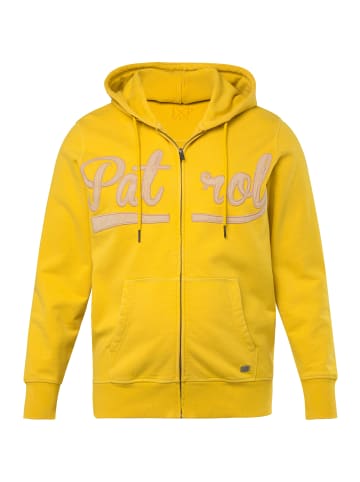 JP1880 Sweatjacke in dunkles goldgelb